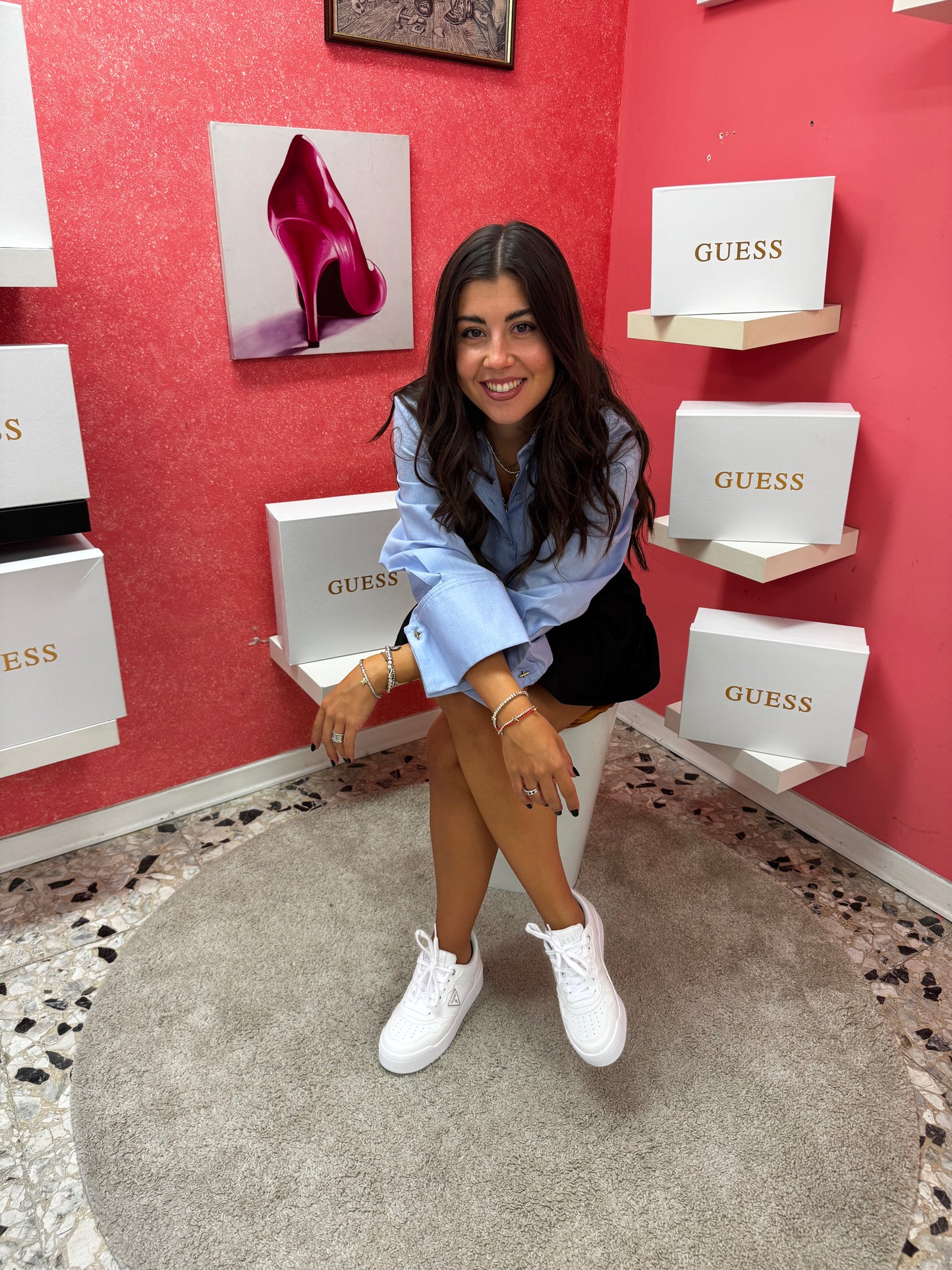 Sneakers Guess bianche