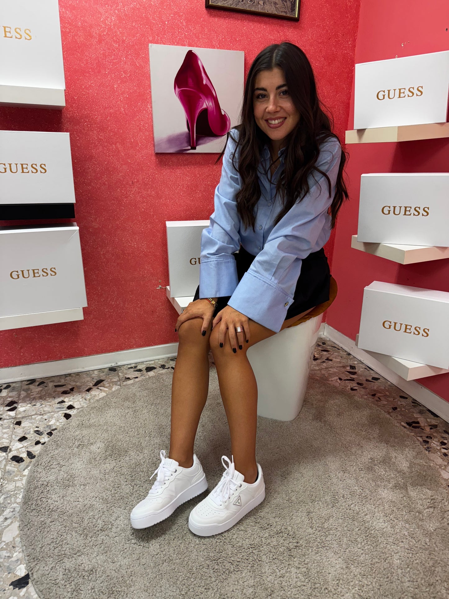 Sneakers Guess bianche