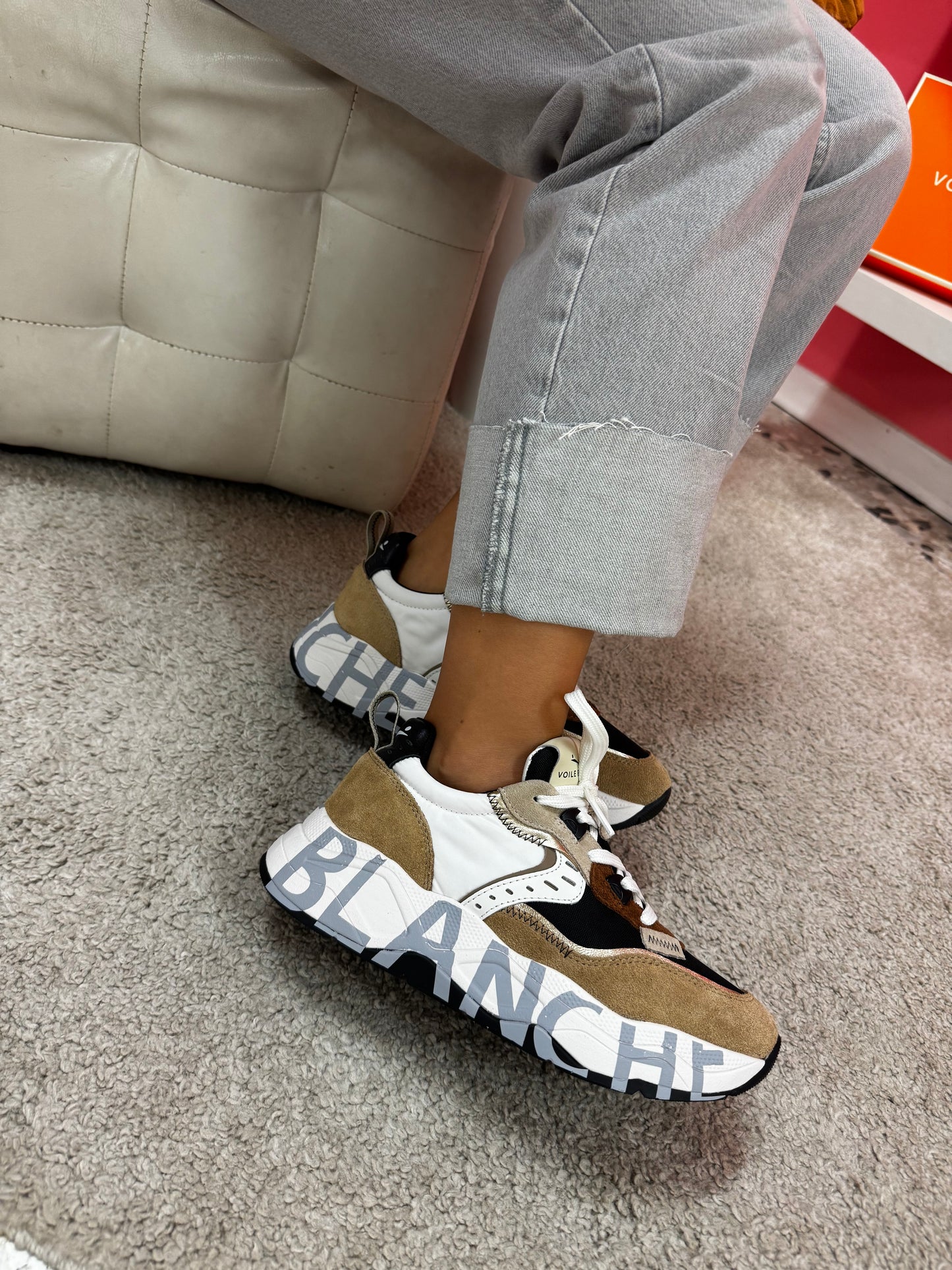 Sneakers Voile Blanche donna club105