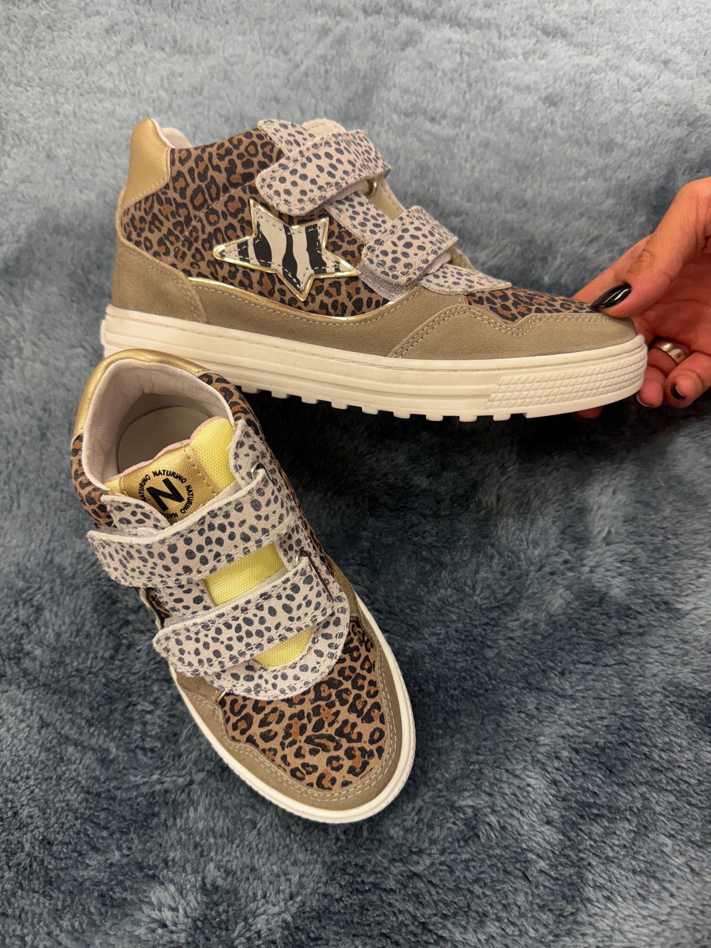 Sneakers Naturino bimba leopard dal 33 al 35