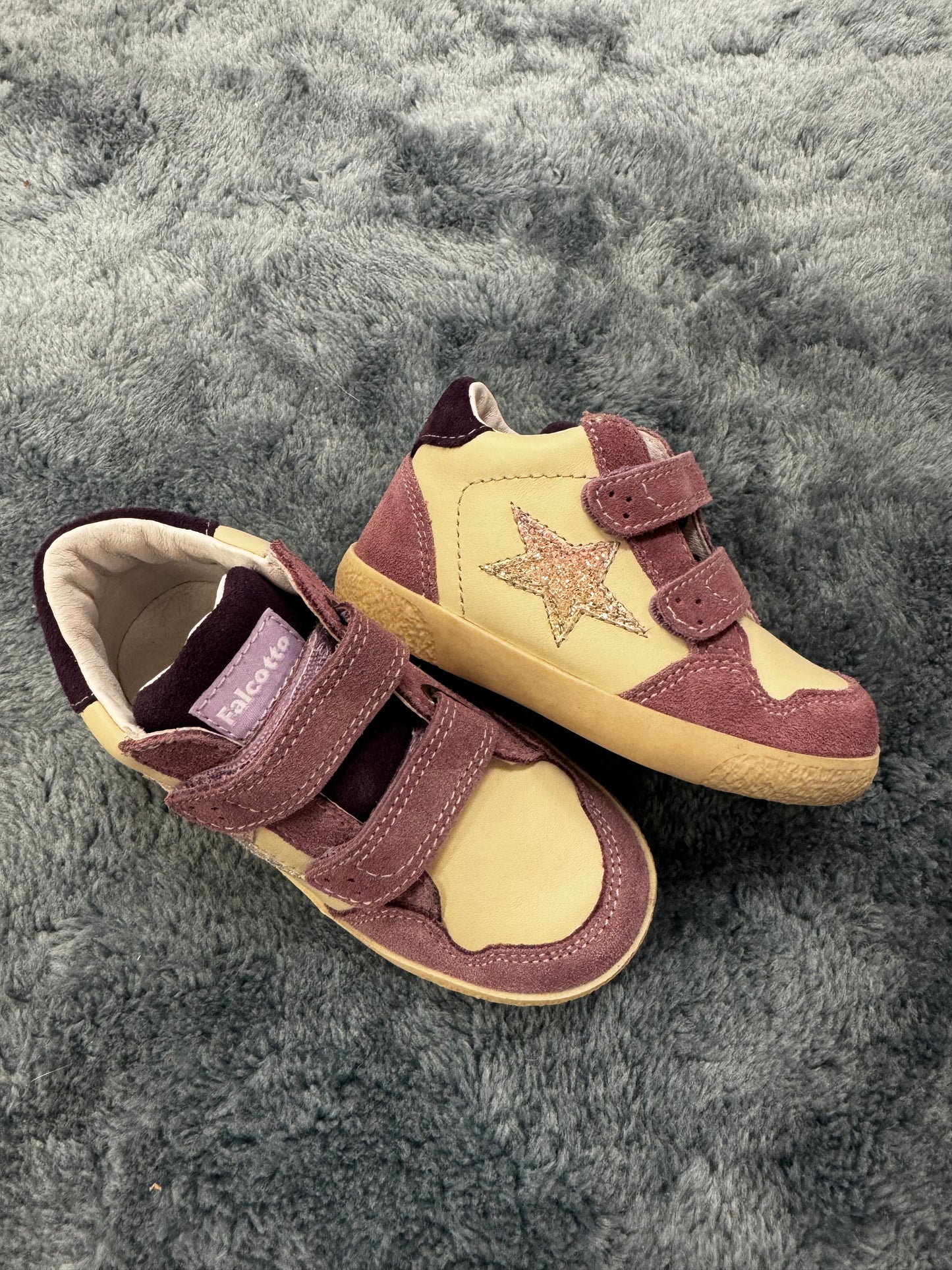 Sneakers Falcotto bimba con stella glitter