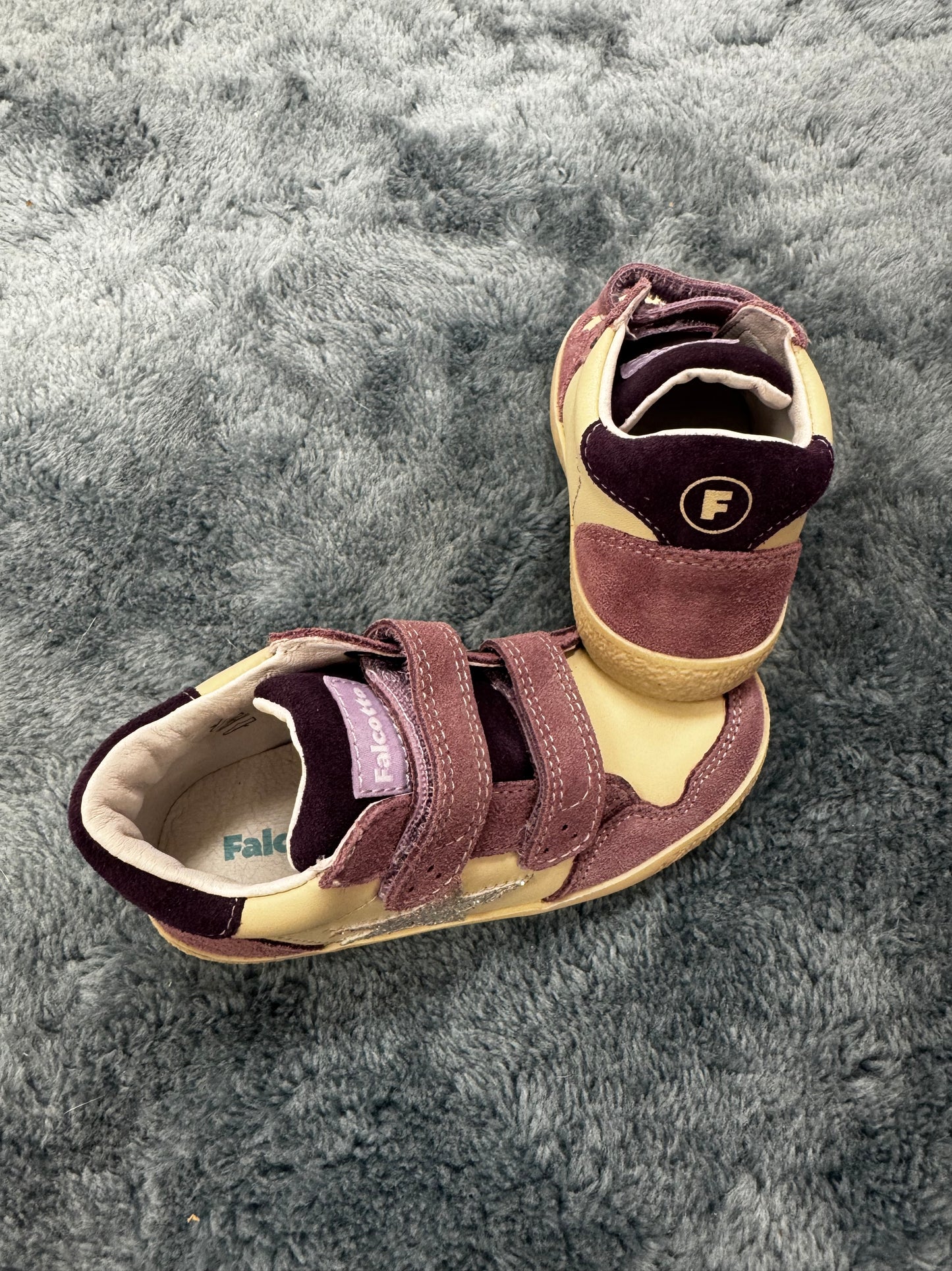 Sneakers Falcotto bimba con stella glitter
