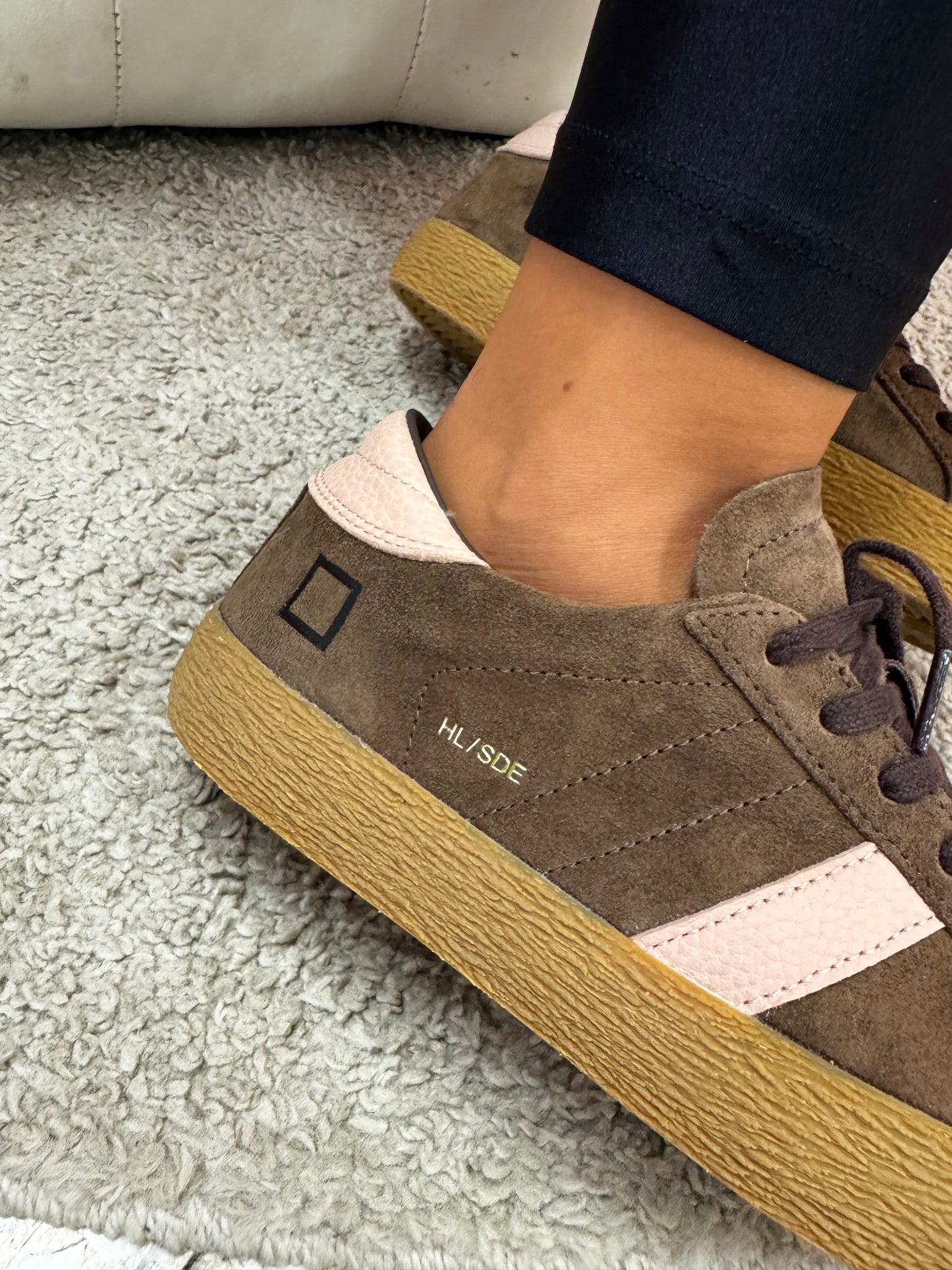 SNEAKERS D.A.T.E. HILL LOW SUEDE TAUPE